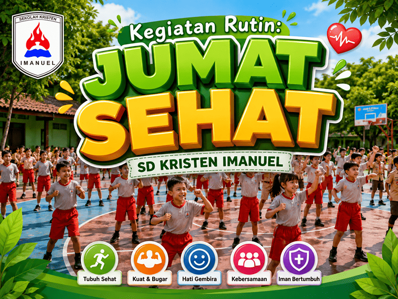 Kegiatan Rutin: Jumat Sehat SD Kristen Imanuel